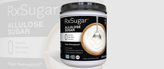 RX Sugar, Novucor RX Sugar, allulose sweetener, GLP-1 appetite control, zero calorie sweetener, keto sugar substitute, diabetic friendly sweetener, plant-based sweetener, sugar alternative, healthy sugar substitute