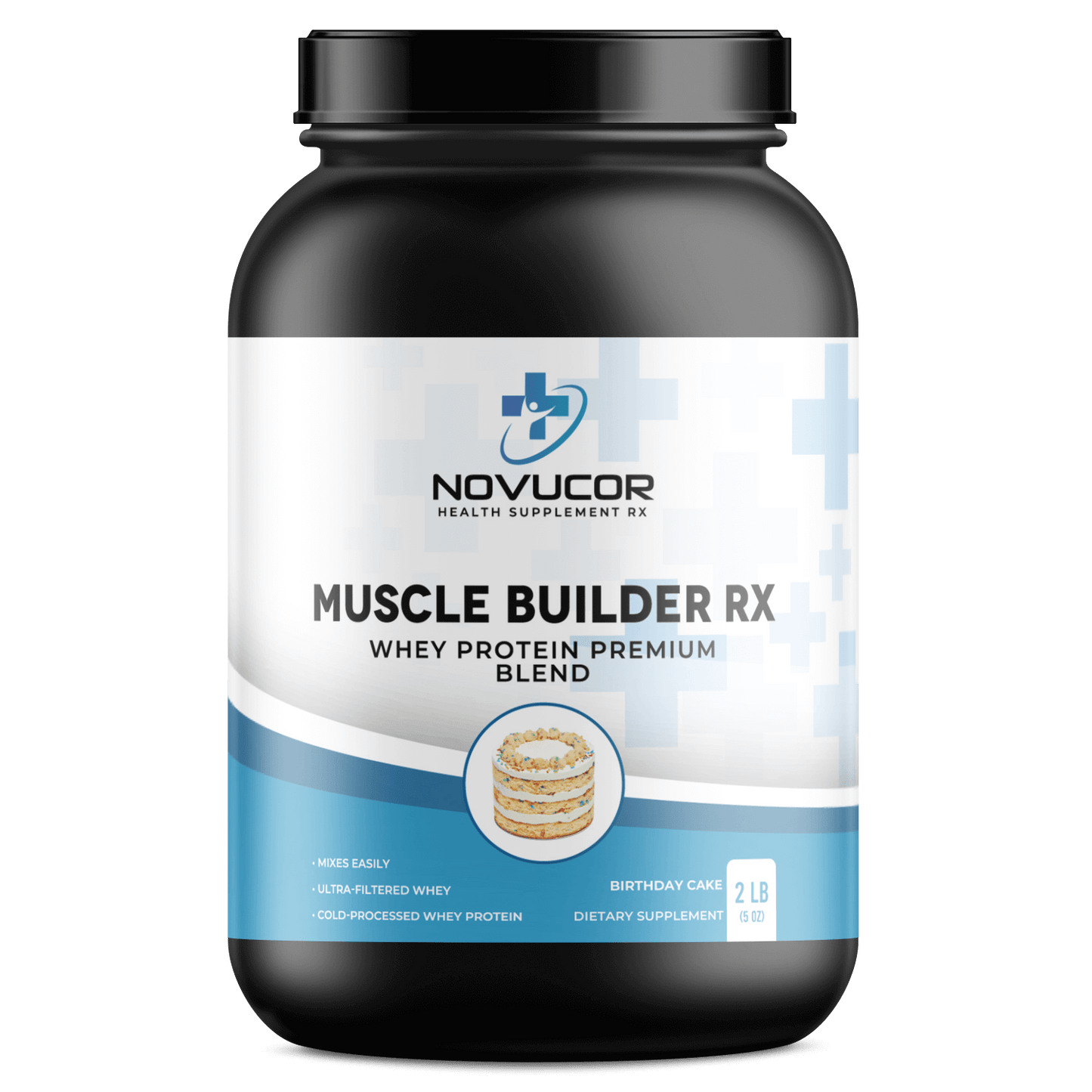 novucor premium protein birthday cake flavor