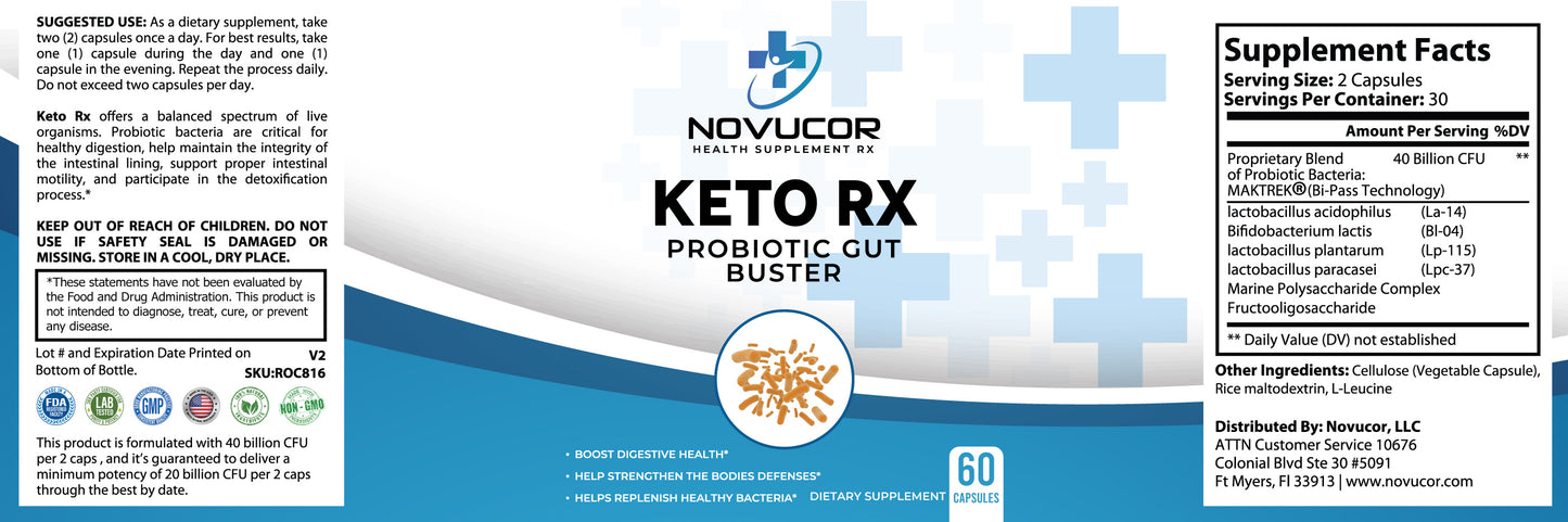 probiotic label