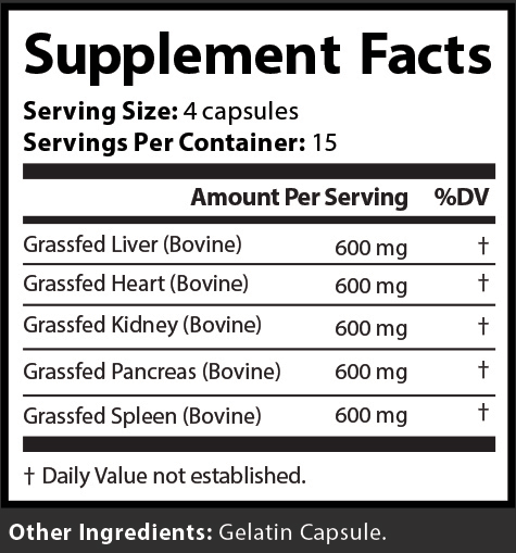 Novucor Supplement Facts
