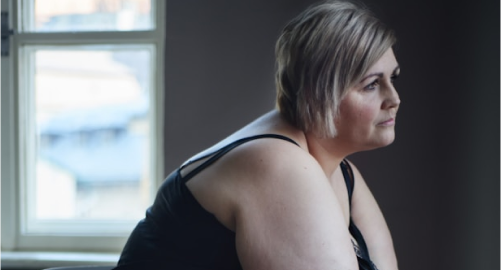 Overweight Depressed person