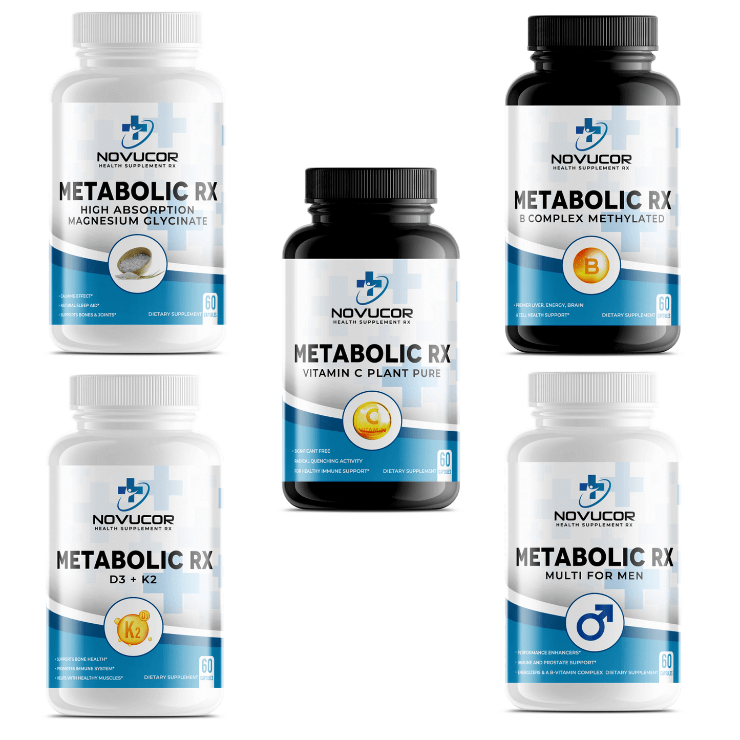 Novucor Men's Daily Vitamin Starter Bundle supplement products