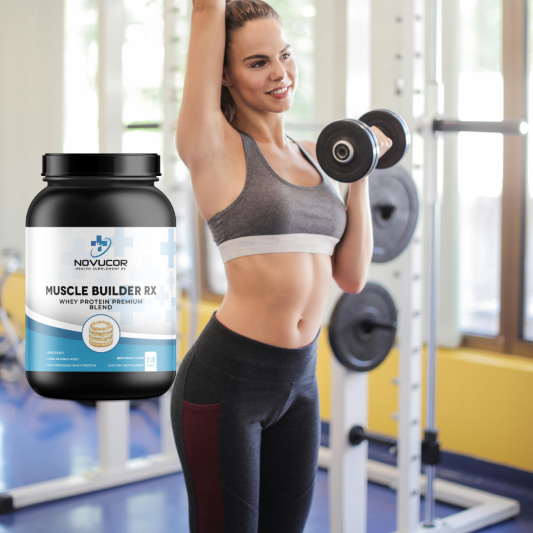 WHEY PROTEIN in Birthday Cake flavor W BCAA
