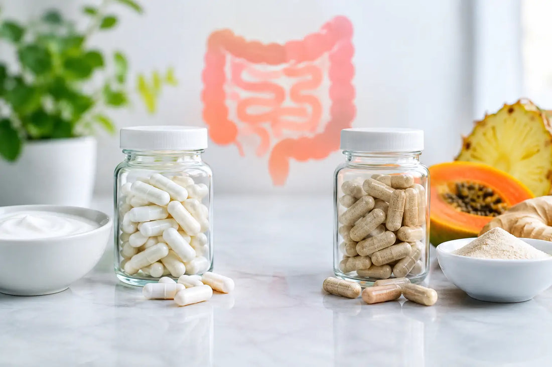 Probiotics vs Digestive Enzymes Explained