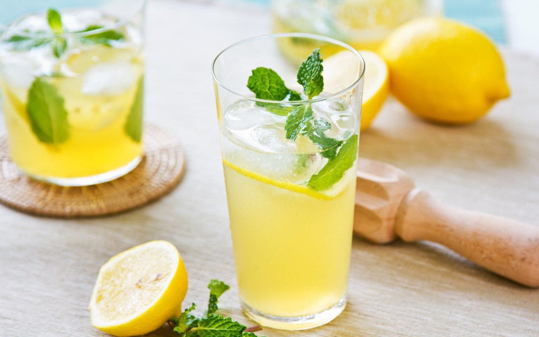 Morning lemon energy drink