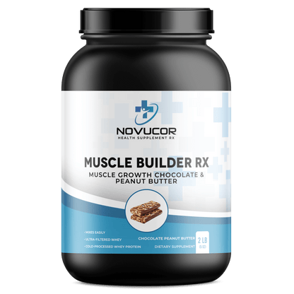 novucor muscle growth protein choc and peanut butter flavor