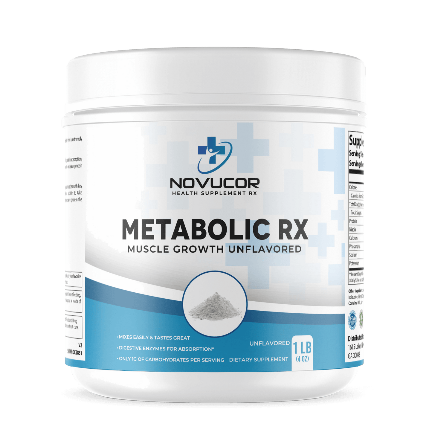 Novucor muscle growth protein unflavored