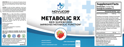 Red Superfood - (Kiwi Strawberry) Metabolic Rx Series