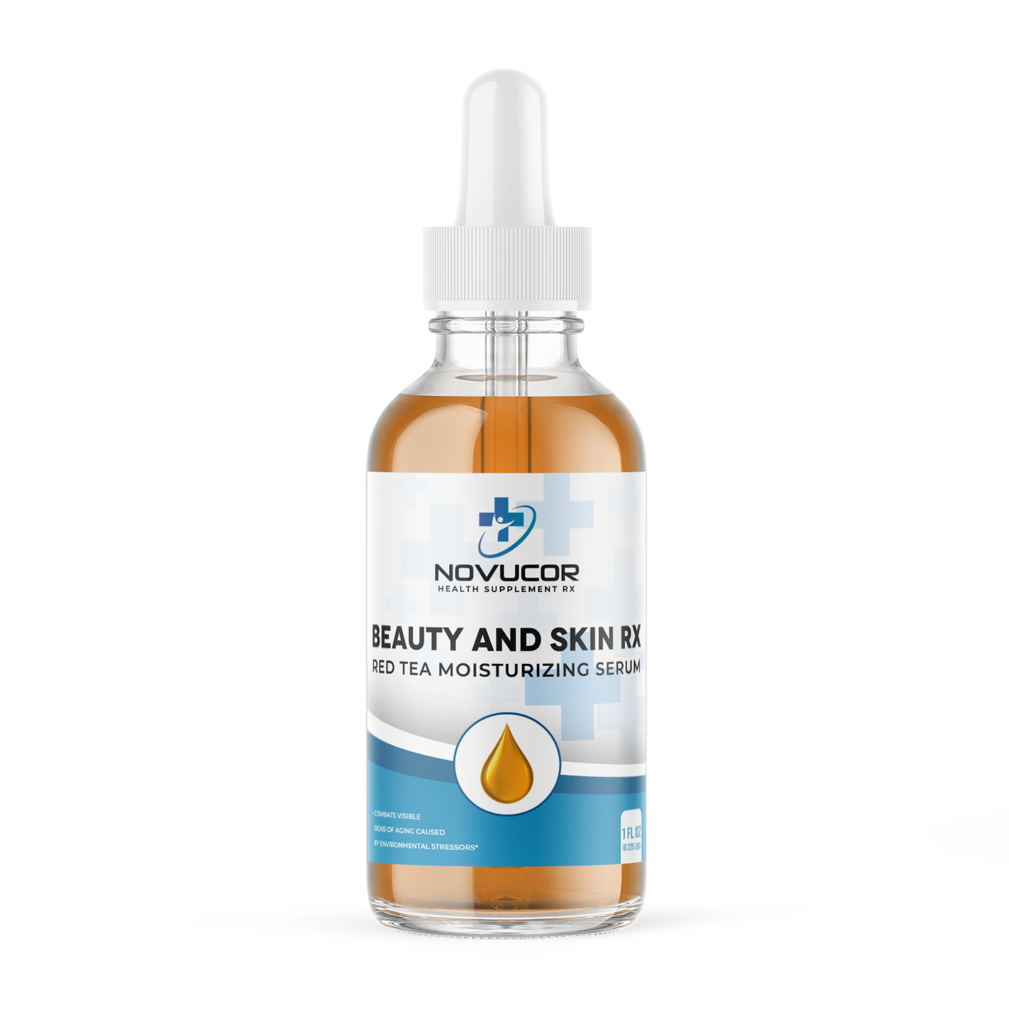 Red Tea Moisturizing + Antioxidant Serum w/Hyaluronic Acid, USA Made