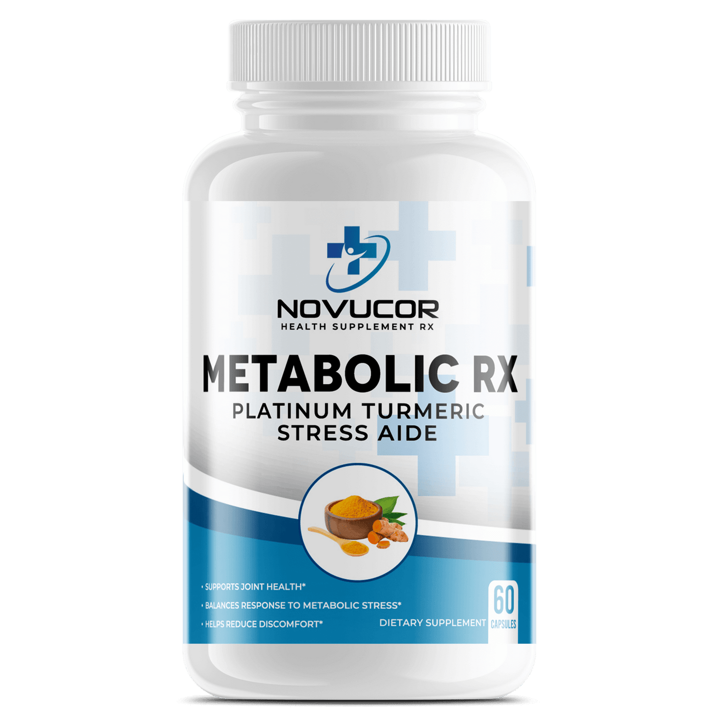 Premium turmeric stress formula designed to support joint comfort, flexibility, and metabolic balance. Made in the USA with enhanced absorption.