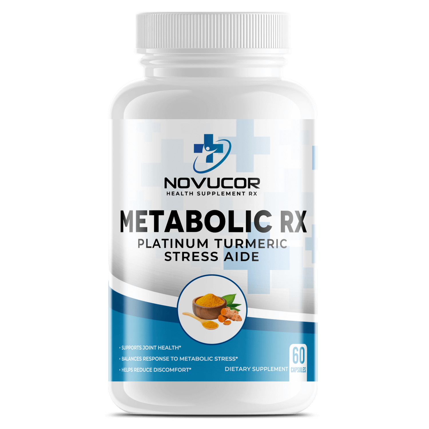 Premium turmeric stress formula designed to support joint comfort, flexibility, and metabolic balance. Made in the USA with enhanced absorption.