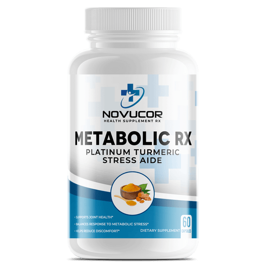 Premium turmeric stress formula designed to support joint comfort, flexibility, and metabolic balance. Made in the USA with enhanced absorption.