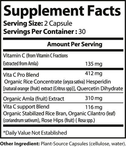 Novucor Supplement Facts