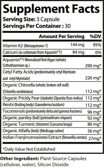 Bonehealth formula Novucor Supplement Facts