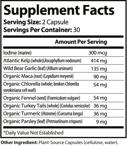 Novucor Supplement Facts